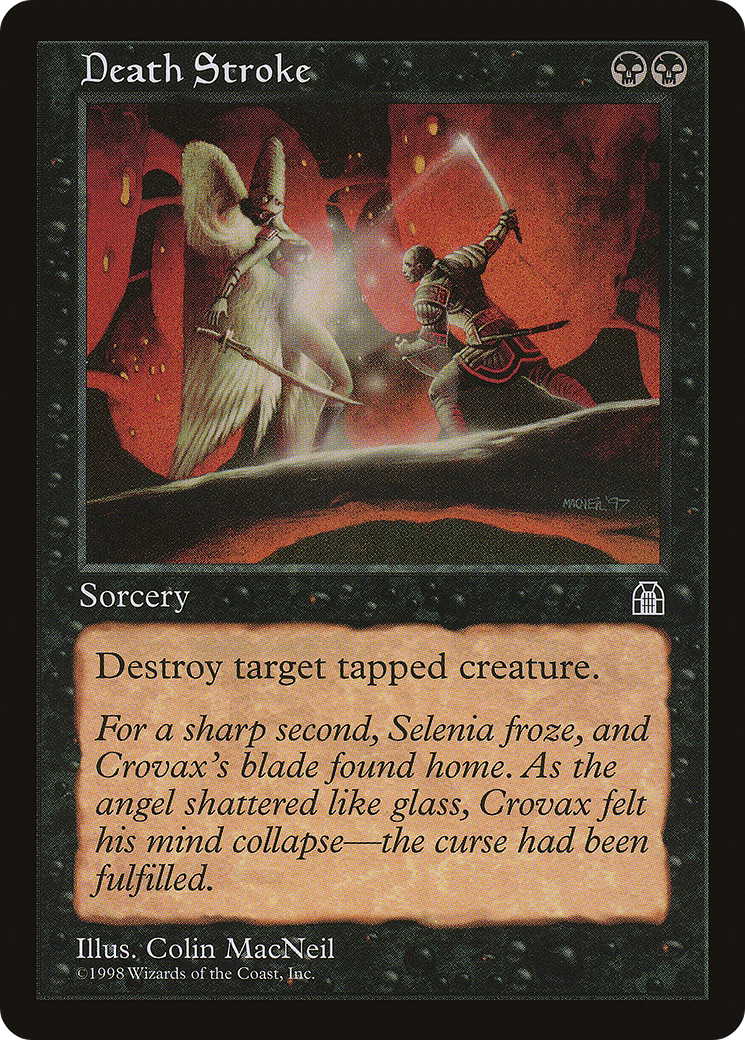 Death Stroke (STH-057) [Stronghold] MTG Single Wizards of the Coast