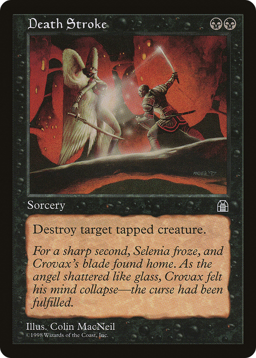 Death Stroke (STH-057) [Stronghold] MTG Single Wizards of the Coast