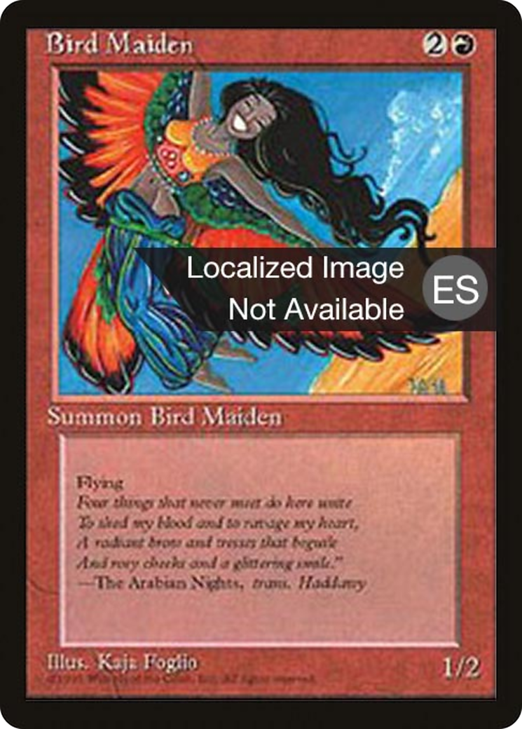 Bird Maiden (4BB-177) [Fourth Edition Foreign Black Border] MTG Single Wizards of the Coast