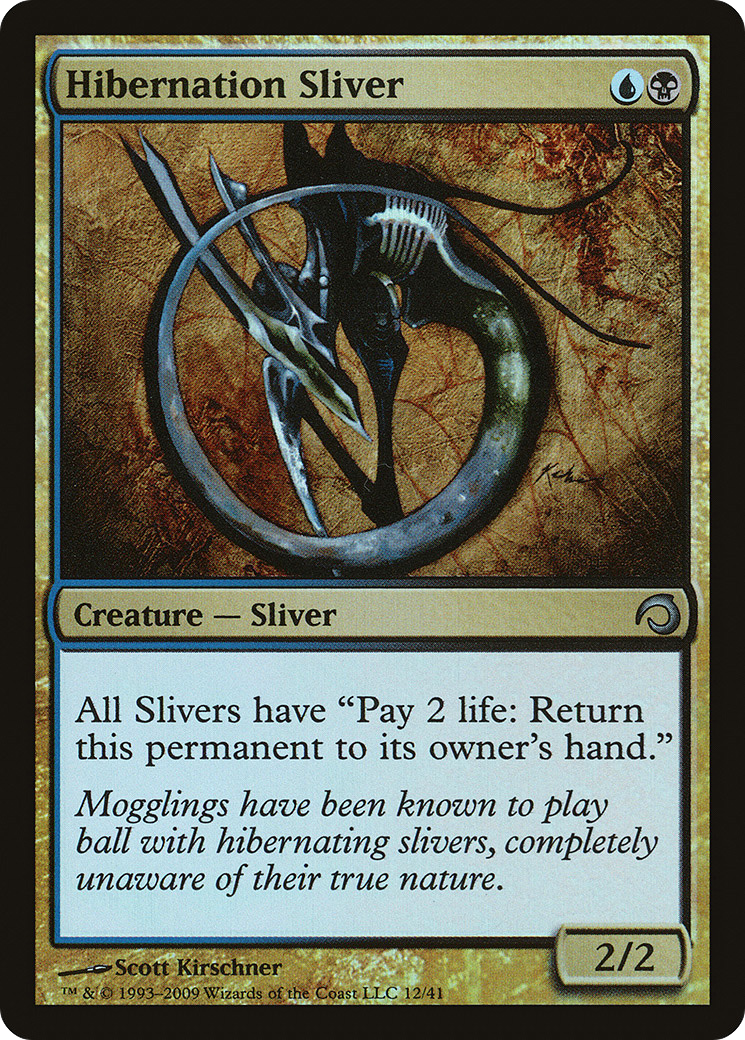 Hibernation Sliver (PDS-012) [Misc] Premium Deck Series: Slivers Foil MTG Single Wizards of the Coast