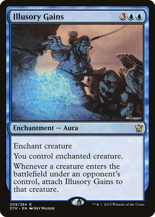 Illusory Gains (DTK-059) [Dragons of Tarkir] MTG Single Wizards of the Coast
