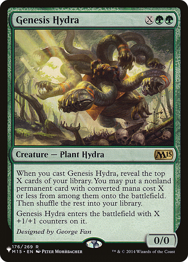 Genesis Hydra (LIST-M15-176) [Mystery Booster] The List MTG Single Wizards of the Coast
