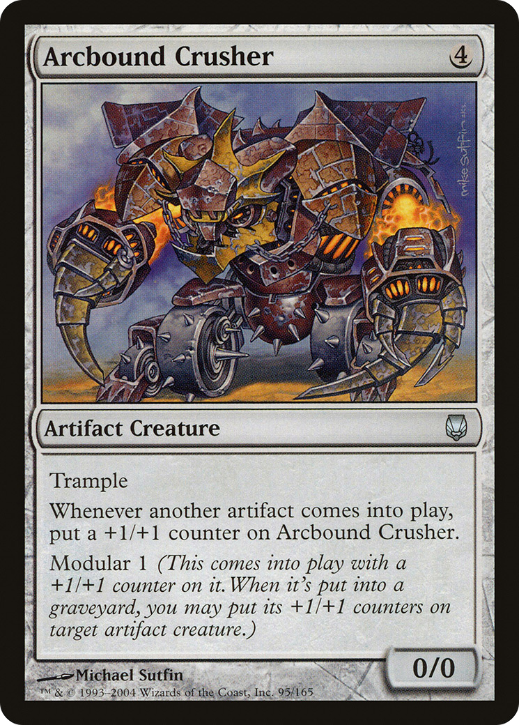 Arcbound Crusher (DST-095) [Darksteel] Foil MTG Single Wizards of the Coast