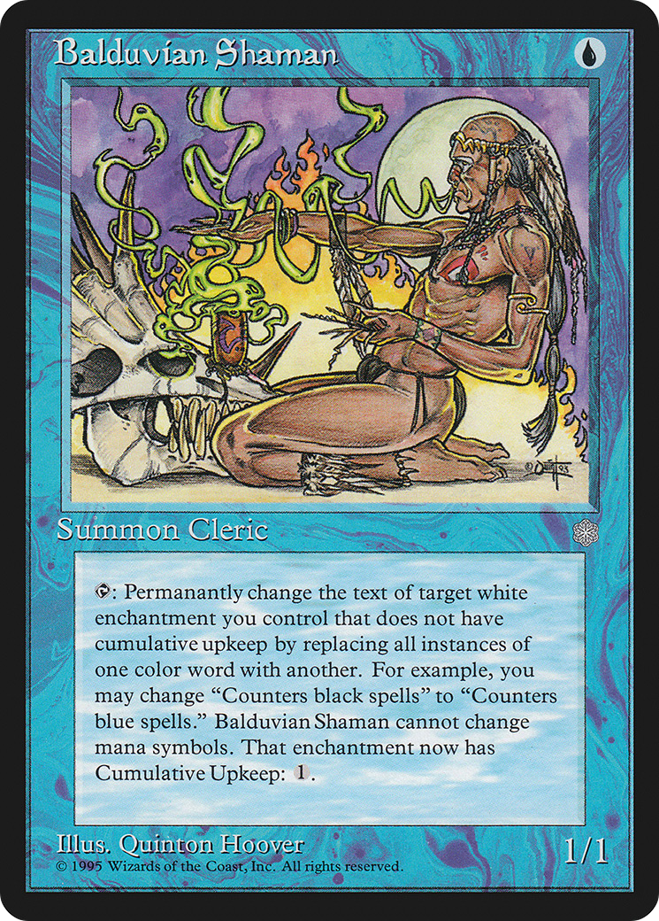 Balduvian Shaman (ICE-) [Ice Age] MTG Single Wizards of the Coast