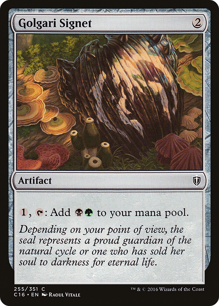 Golgari Signet (C16-255) [Commander 2016] MTG Single Wizards of the Coast