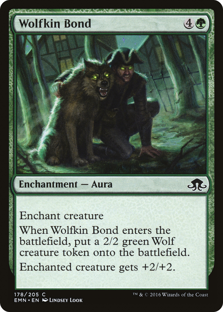 Wolfkin Bond (EMN-178) [Eldritch Moon] Foil MTG Single Wizards of the Coast