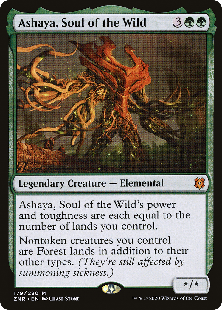 Ashaya, Soul of the Wild (ZNR-179) [Zendikar Rising] MTG Single Wizards of the Coast