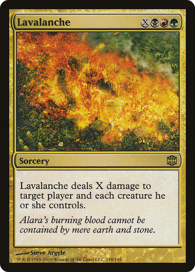 Lavalanche (ARB-118) [Alara Reborn] MTG Single Wizards of the Coast