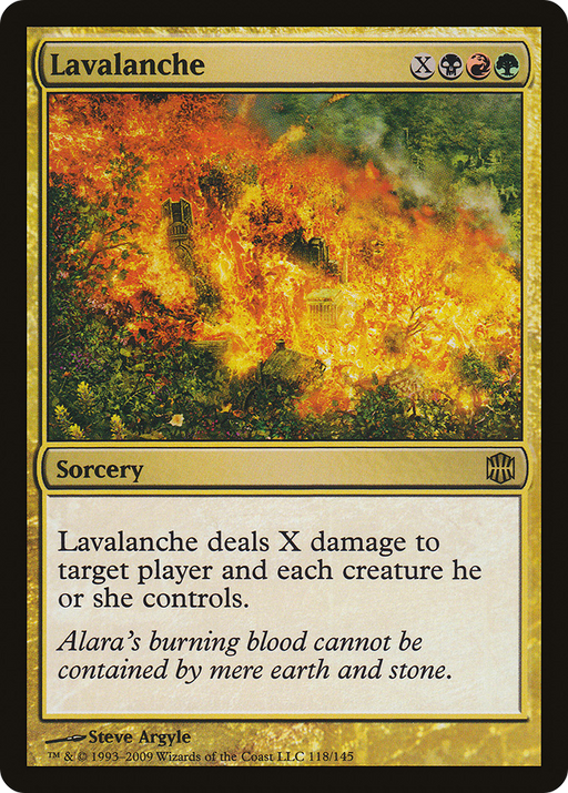 Lavalanche (ARB-118) [Alara Reborn] Foil MTG Single Wizards of the Coast