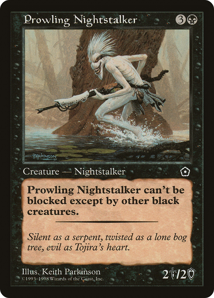 Prowling Nightstalker (P02-083) [Misc] Portal Second Age MTG Single Wizards of the Coast