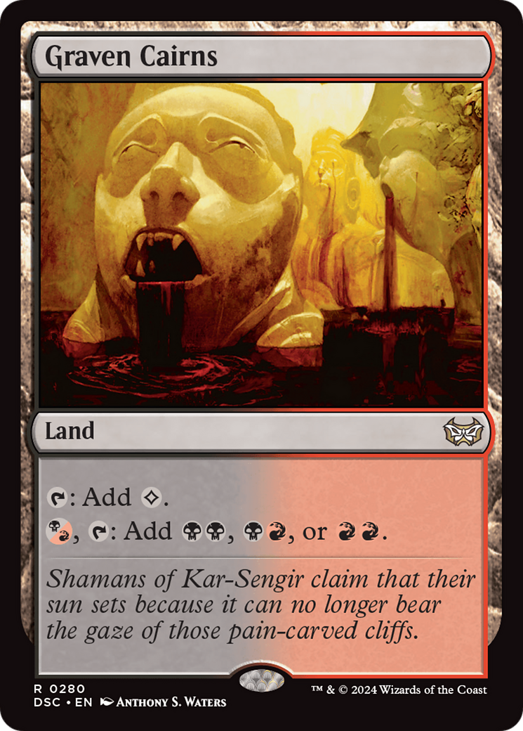 Graven Cairns (DSC-280) [Duskmourn: House of Horror Commander] MTG Single Wizards of the Coast