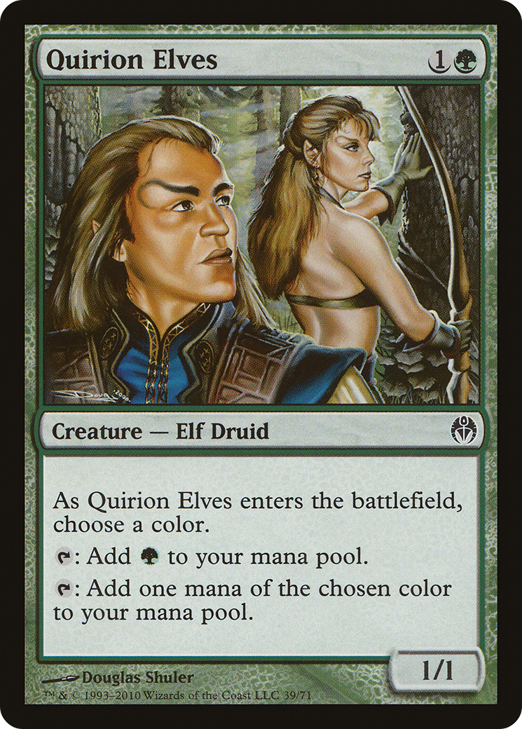 Quirion Elves (DDE-039) [Misc] Duel Decks: Phyrexia vs. the Coalition MTG Single Wizards of the Coast