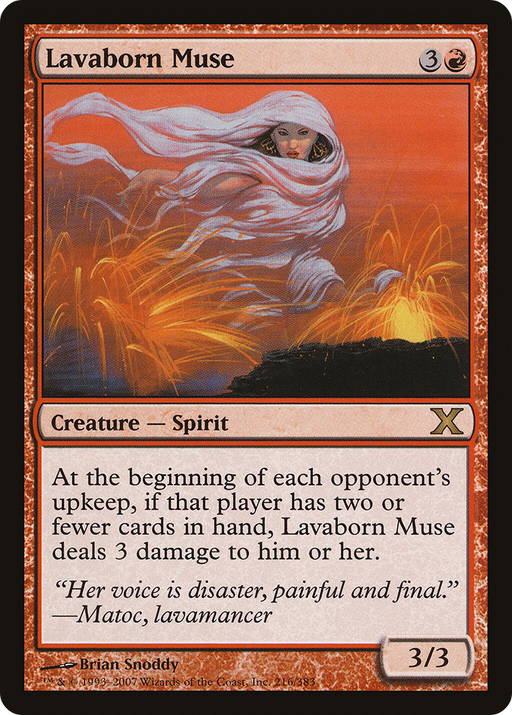Lavaborn Muse (10E-216) [Tenth Edition] MTG Single Wizards of the Coast