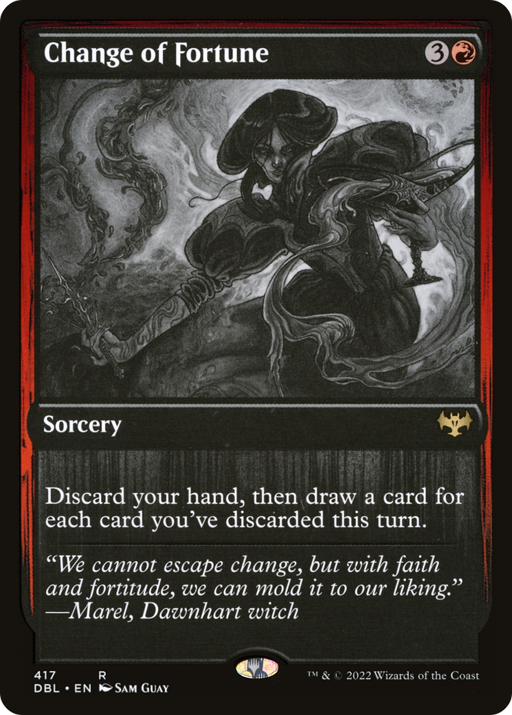 Change of Fortune (DBL-417) [Innistrad: Double Feature] Foil MTG Single Wizards of the Coast