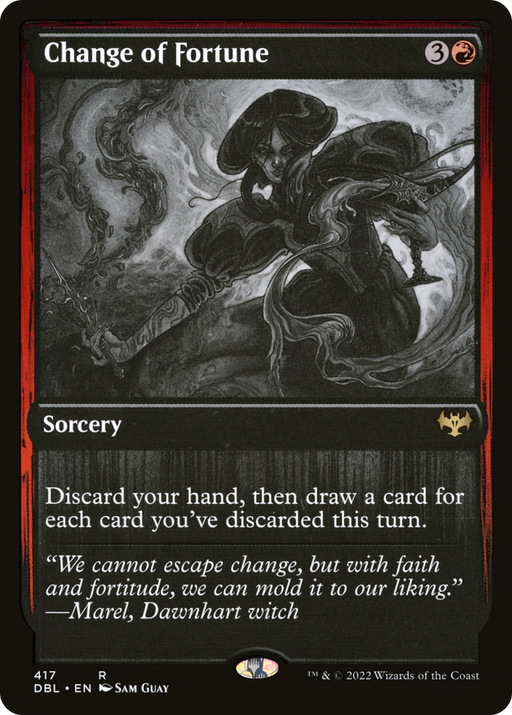 Change of Fortune (DBL-417) [Innistrad: Double Feature] Foil MTG Single Wizards of the Coast