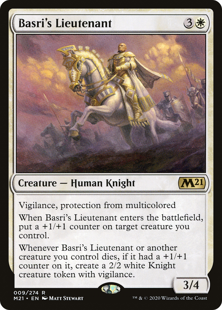 Basri's Lieutenant (M21-009) [Core Set 2021] Foil MTG Single Wizards of the Coast