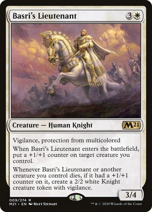 Basri's Lieutenant (M21-009) [Core Set 2021] Foil MTG Single Wizards of the Coast