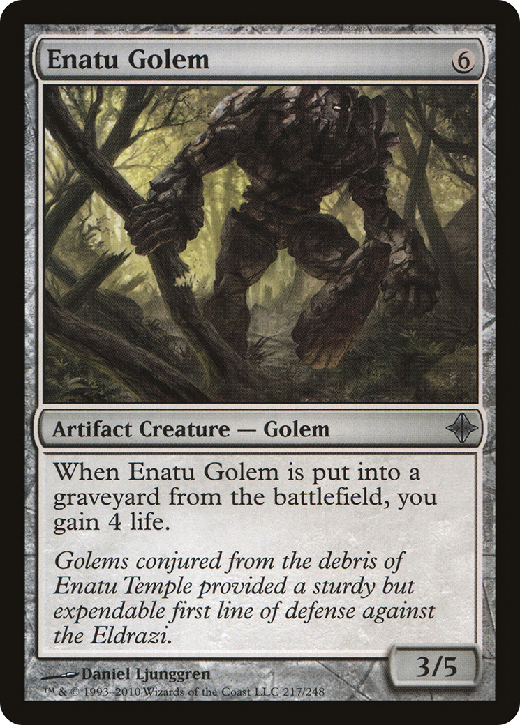 Enatu Golem (ROE-217) [Rise of the Eldrazi] Foil MTG Single Wizards of the Coast