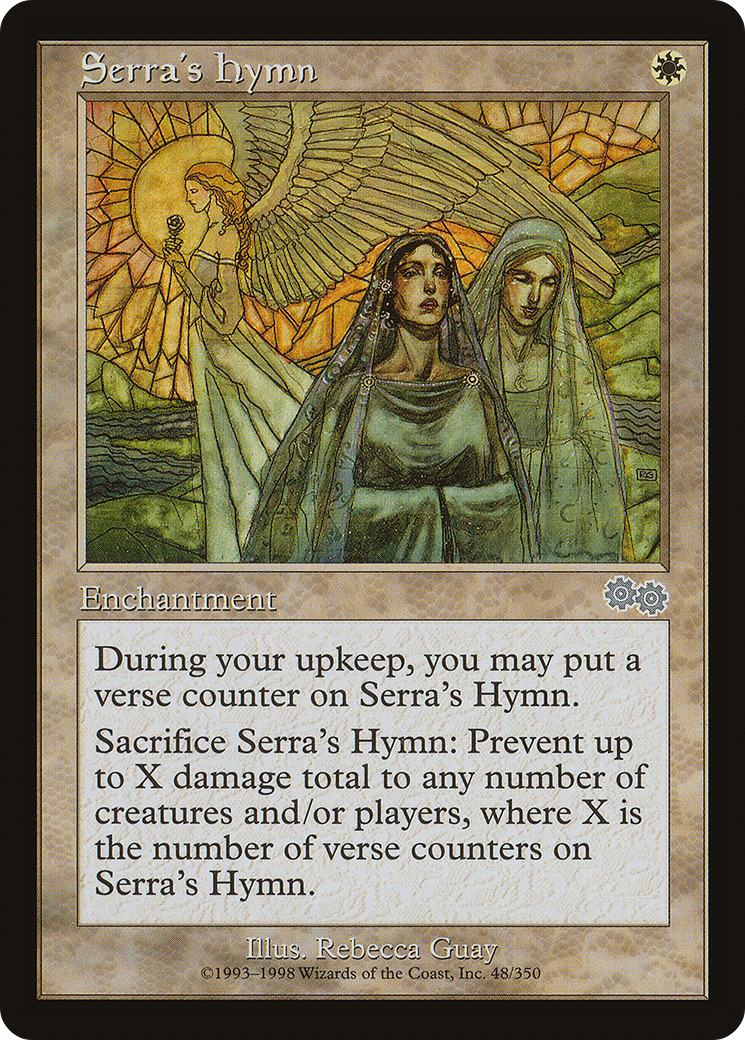 Serra's Hymn (USG-048) [Urza's Saga] MTG Single Wizards of the Coast