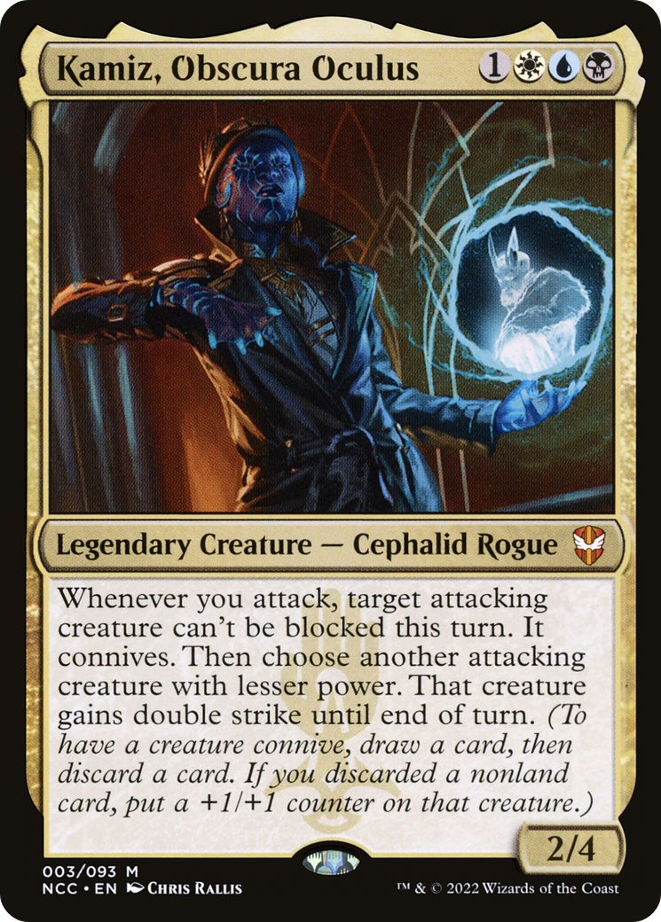Kamiz, Obscura Oculus (NCC-003) [New Capenna Commander] MTG Single Wizards of the Coast