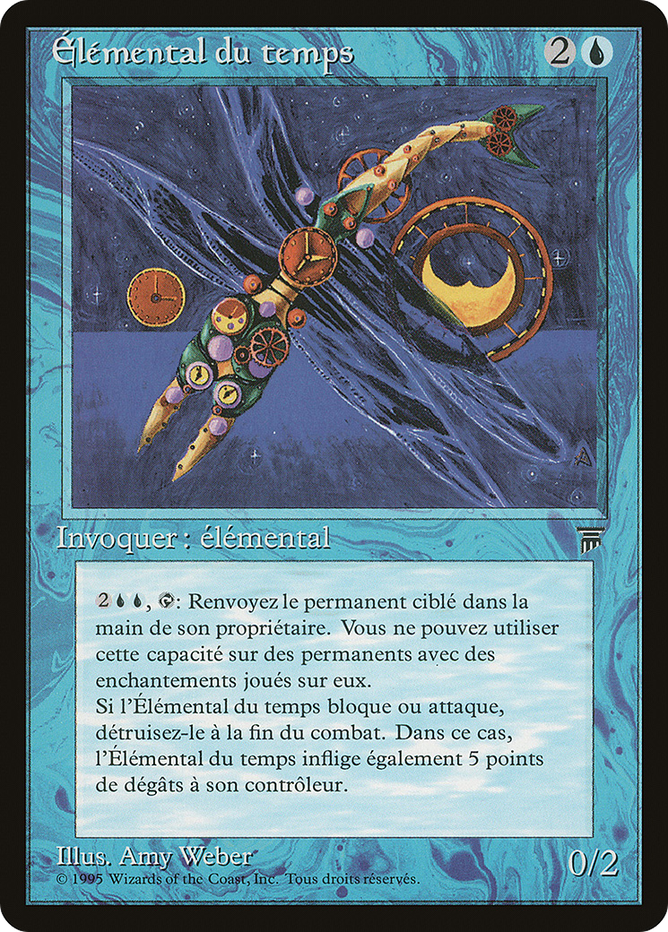 Time Elemental (French) - "Elemental du temps" (REN-) [Renaissance] MTG Single Wizards of the Coast