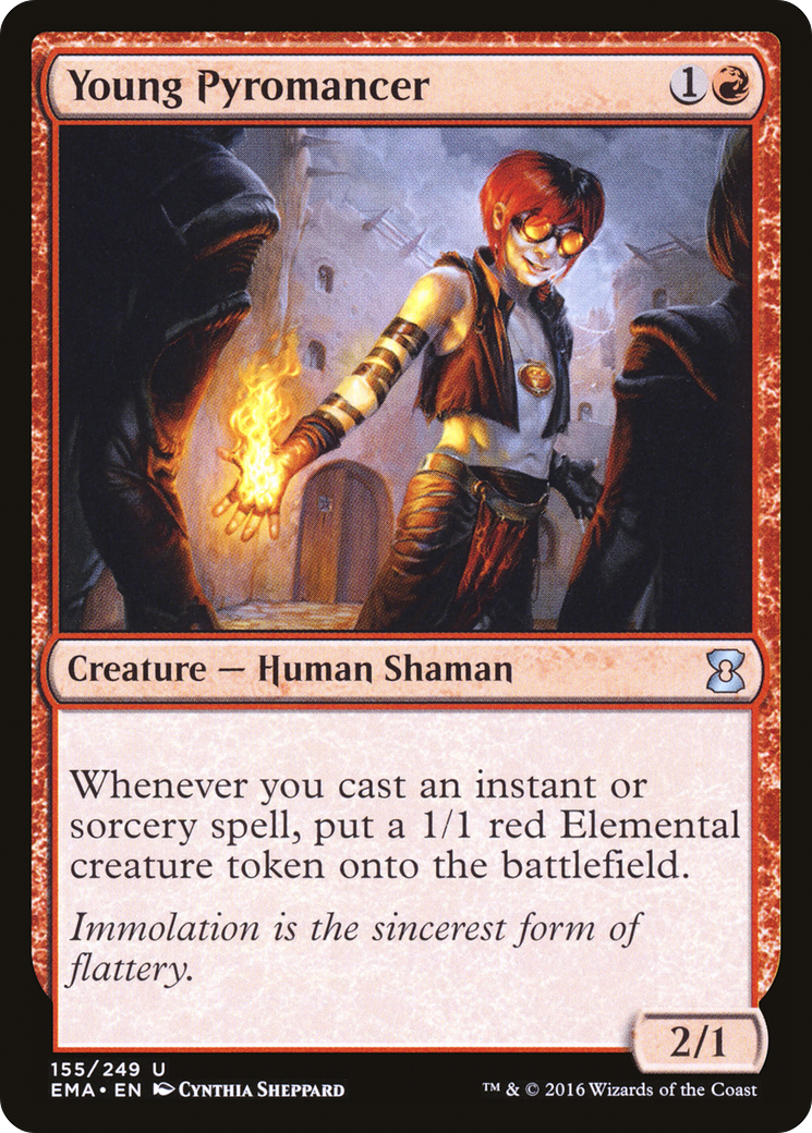 Young Pyromancer (EMA-155) [Eternal Masters] MTG Single Wizards of the Coast