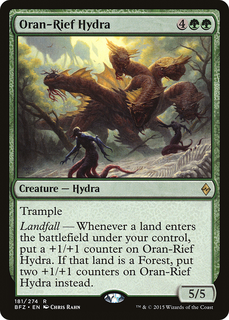 Oran-Rief Hydra (BFZ-181) [Battle for Zendikar] Foil MTG Single Wizards of the Coast
