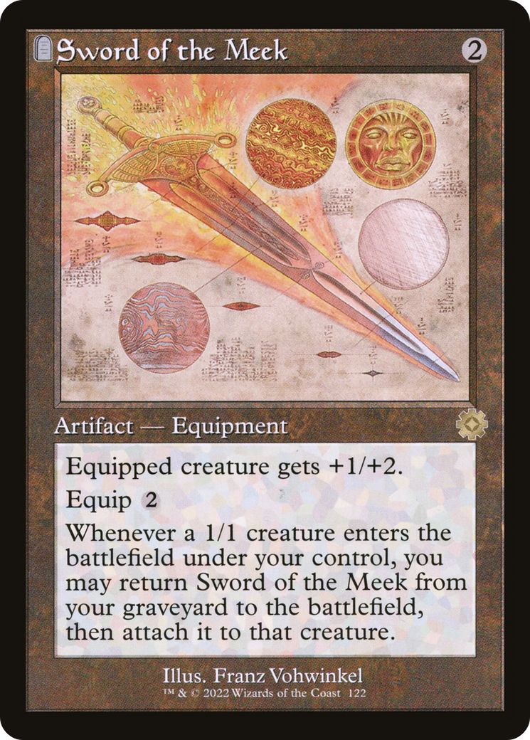 Sword of the Meek (BRR-122) [The Brothers' War Retro Artifacts] Foil MTG Single Wizards of the Coast