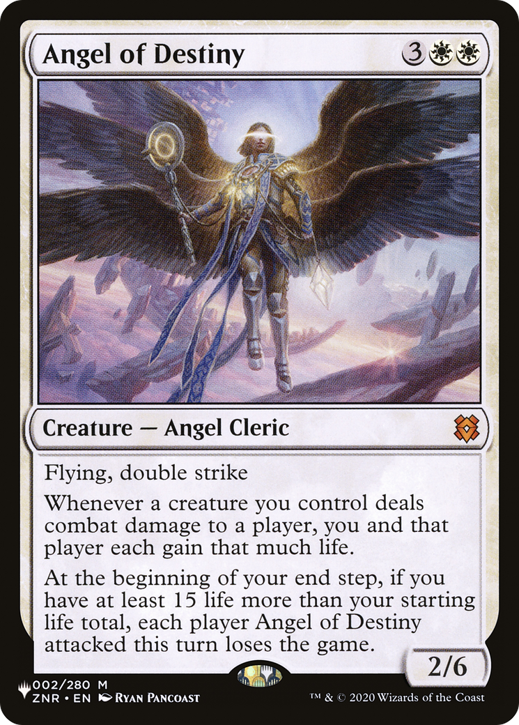 Angel of Destiny (LIST-002) [Mystery Booster] The List Foil MTG Single Wizards of the Coast