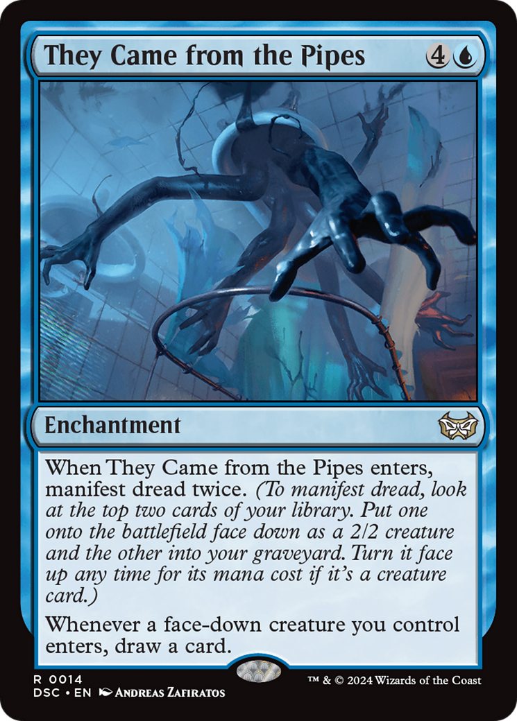 They Came from the Pipes (DSC-014) [Duskmourn: House of Horror Commander] MTG Single Wizards of the Coast