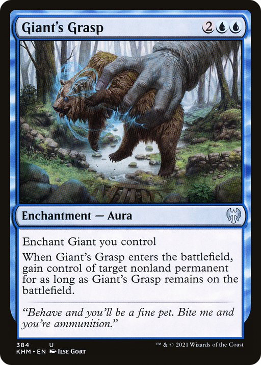 Giant's Grasp (KHM-384) [Kaldheim] MTG Single Wizards of the Coast