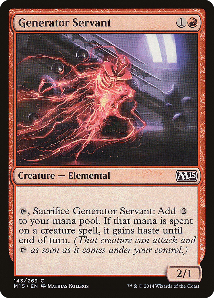 Generator Servant (M15-143) [Magic 2015] Foil MTG Single Wizards of the Coast