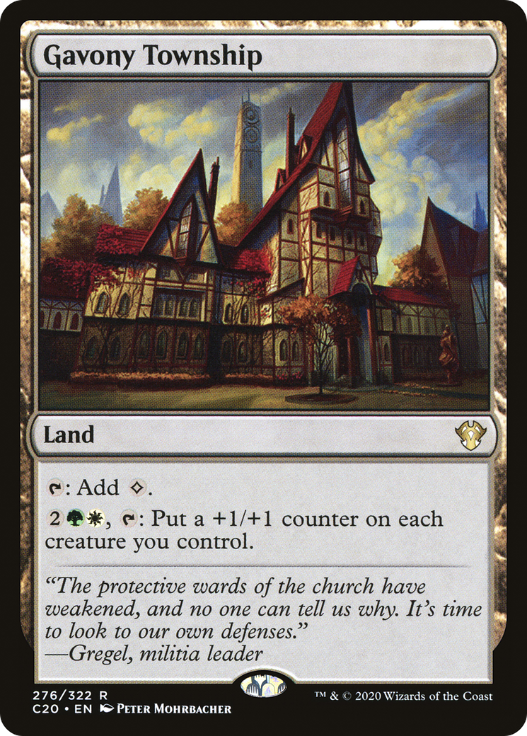 Gavony Township (C20-276) [Commander 2020] MTG Single Wizards of the Coast