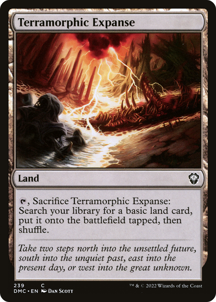 Terramorphic Expanse (DMC-239) [Dominaria United Commander] MTG Single Wizards of the Coast