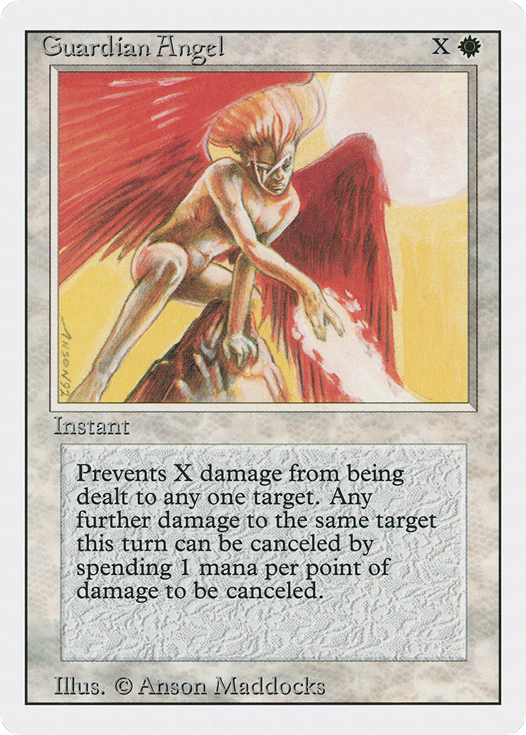 Guardian Angel (3ED-021) [Revised Edition] MTG Single Magic: The Gathering