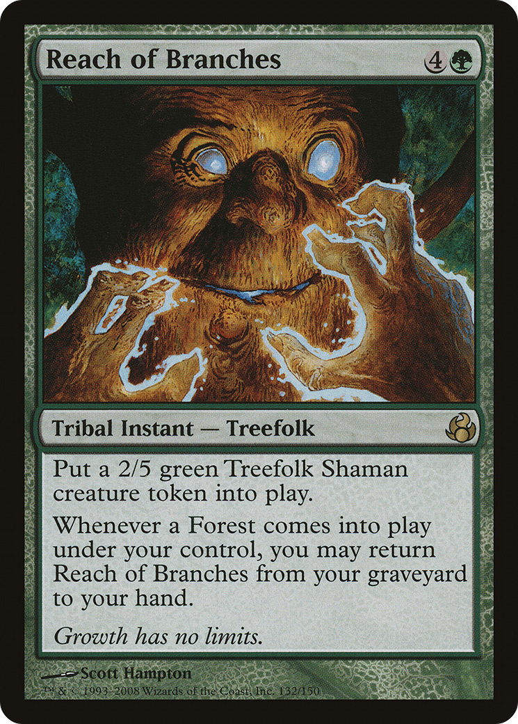 Reach of Branches (MOR-132) [Morningtide] Foil MTG Single Wizards of the Coast