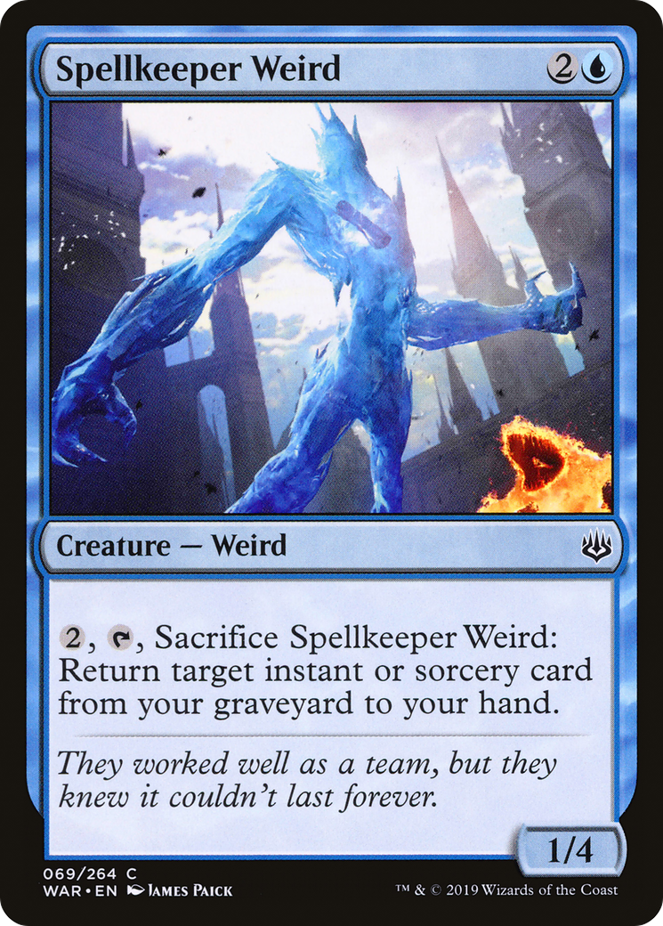 Spellkeeper Weird (WAR-069) [War of the Spark] MTG Single Wizards of the Coast