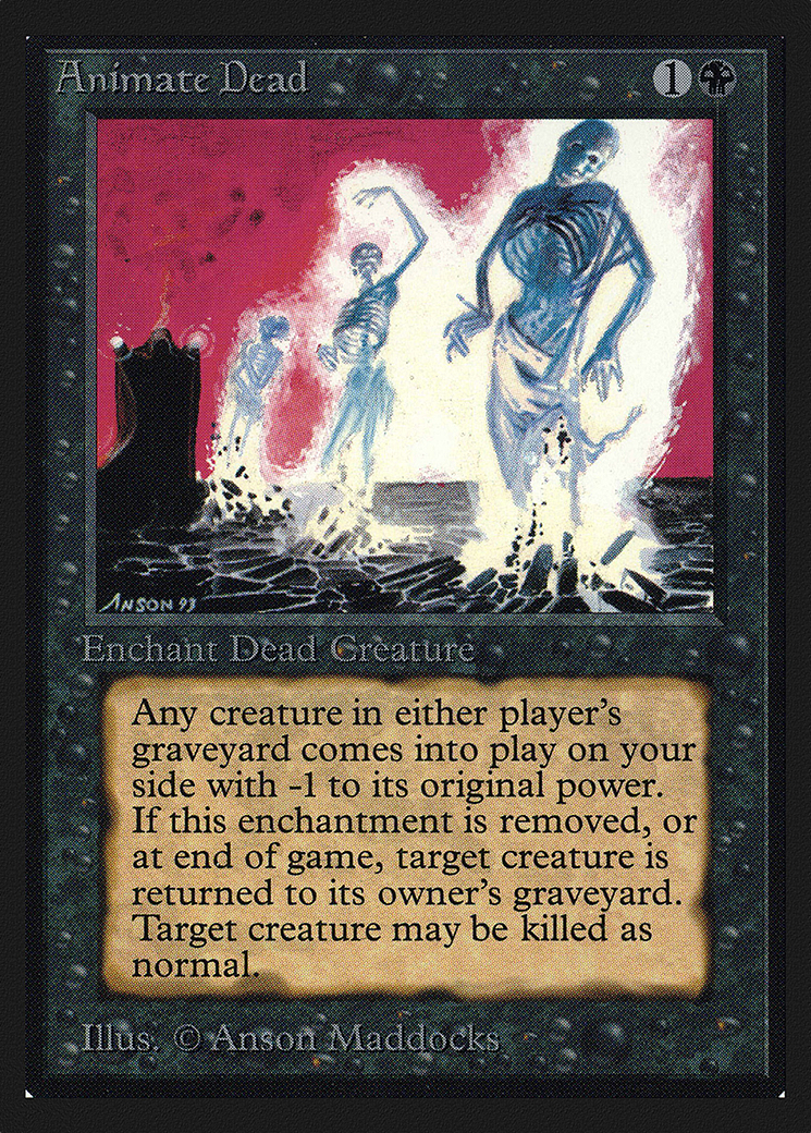 Animate Dead (CE) (CED-) [Collectors' Edition] MTG Single Wizards of the Coast
