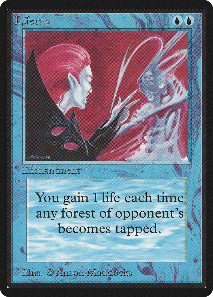 Lifetap (LEB-062) [Oldschool] Limited Edition Beta MTG Single Wizards of the Coast
