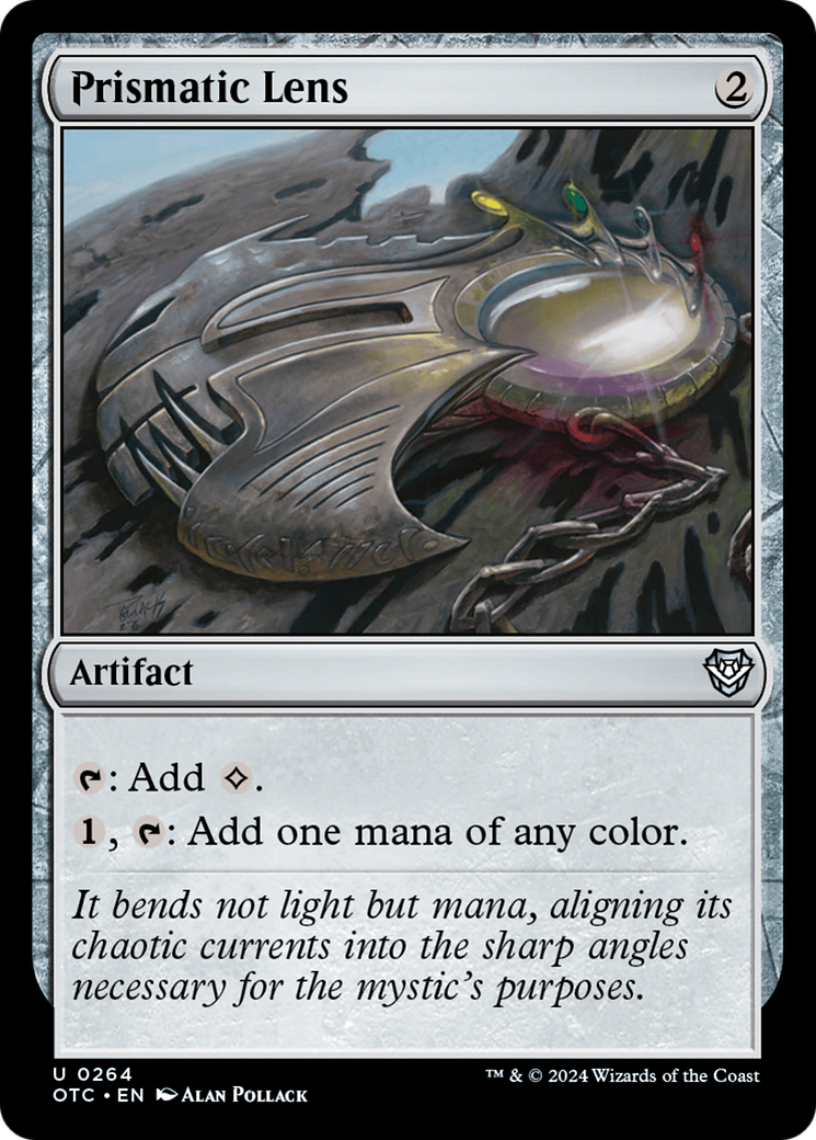 Prismatic Lens (OTC-264) [Outlaws of Thunder Junction Commander] MTG Single Wizards of the Coast
