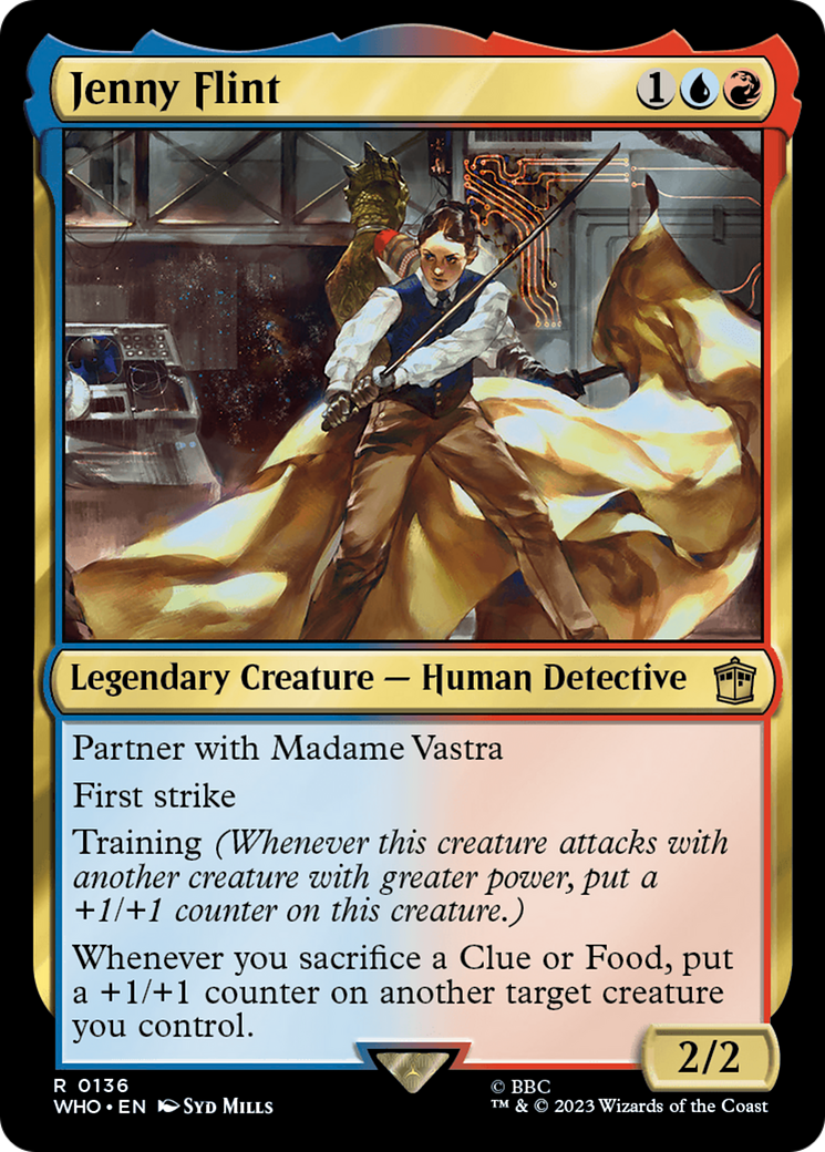 Jenny Flint (WHO-136) [Doctor Who] Foil MTG Single Wizards of the Coast
