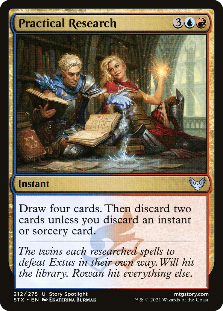 Practical Research (STX-212) [Strixhaven: School of Mages] Foil MTG Single Wizards of the Coast