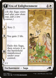 Era of Enlightenment // Hand of Enlightenment (NEO-011) [Kamigawa: Neon Dynasty] Foil MTG Single Wizards of the Coast