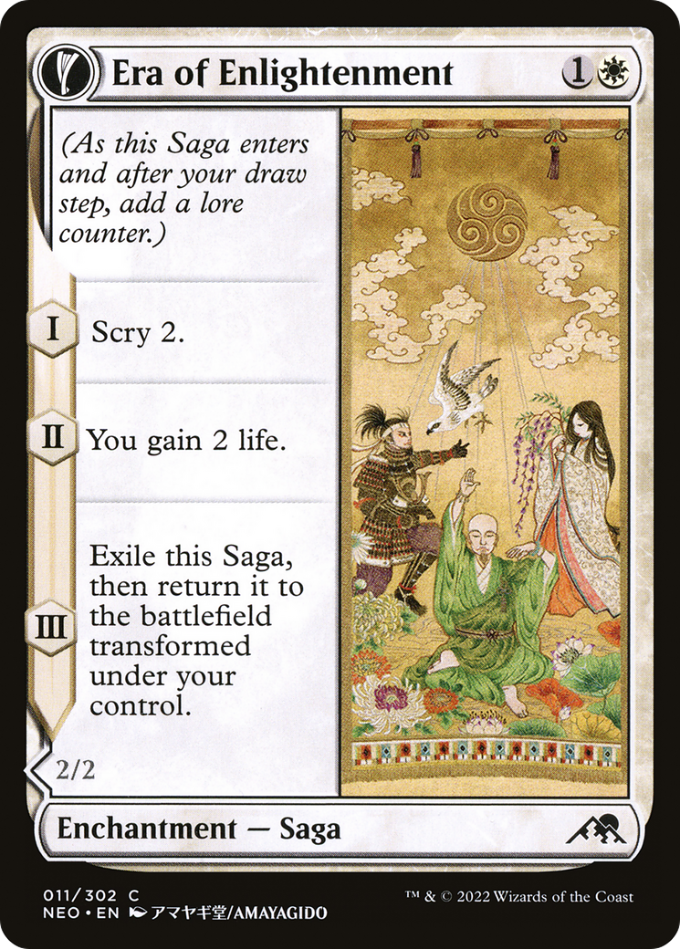 Era of Enlightenment // Hand of Enlightenment (NEO-011) [Kamigawa: Neon Dynasty] Foil MTG Single Wizards of the Coast