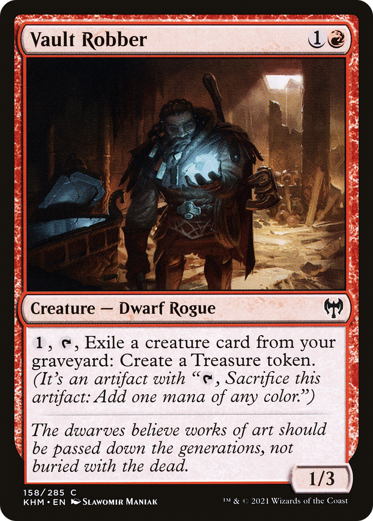 Vault Robber (KHM-158) [Kaldheim] MTG Single Wizards of the Coast