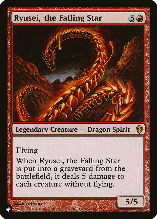 Ryusei, the Falling Star (LIST-ARC-45) [Mystery Booster] The List MTG Single Wizards of the Coast