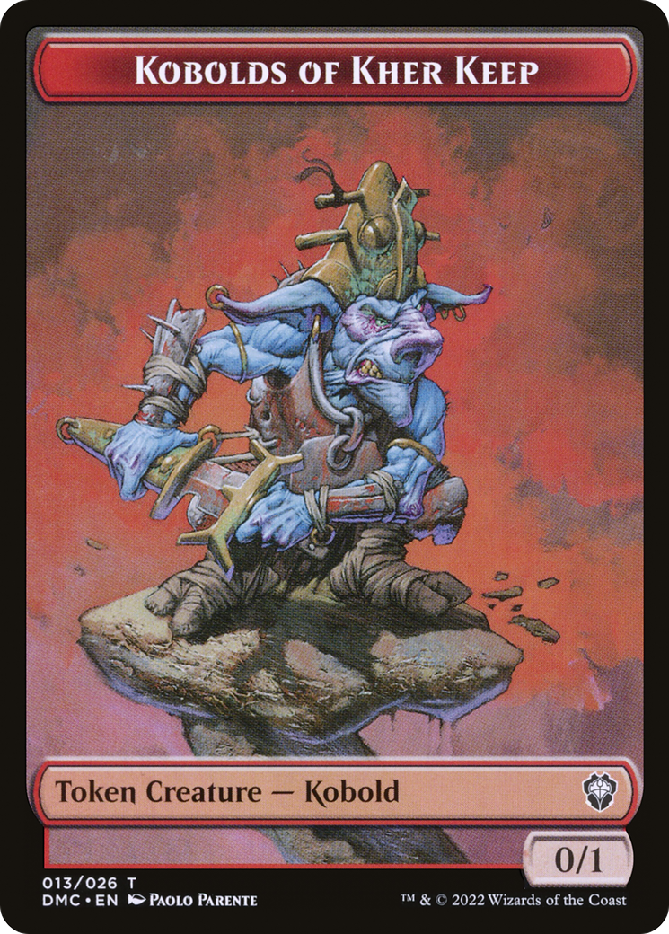 Kobolds of Kher Keep (TDMU-013) [Tokens] Dominaria United Tokens MTG Single Wizards of the Coast
