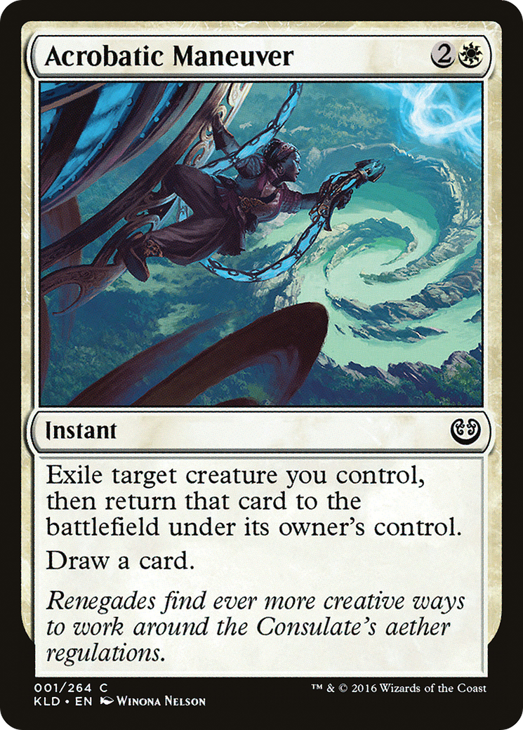 Acrobatic Maneuver (KLD-001) [Kaladesh] Foil MTG Single Wizards of the Coast