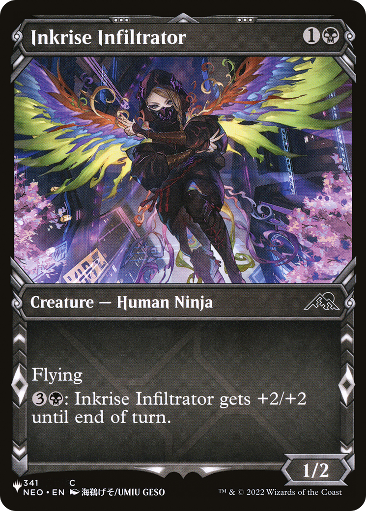 Inkrise Infiltrator (LIST-NEO-341) [Mystery Booster] The List Reprints (Showcase) MTG Single Wizards of the Coast