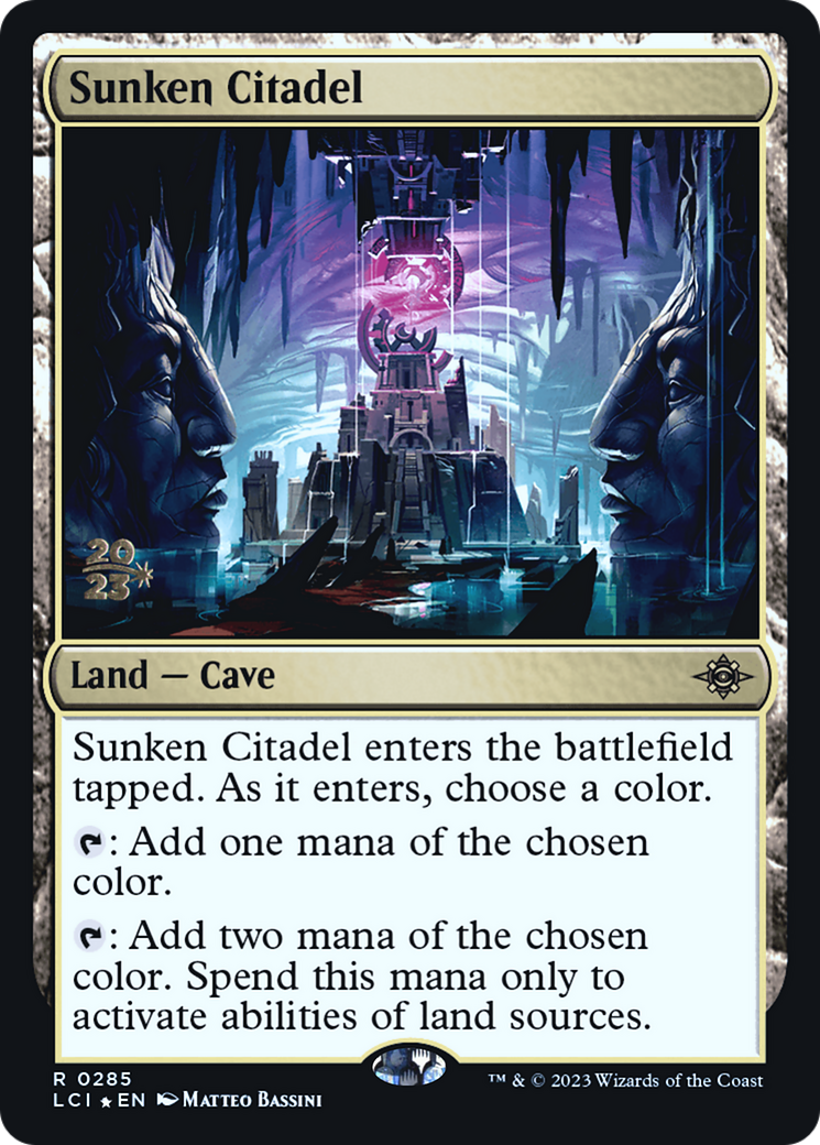 Sunken Citadel (PRE-285) [The Lost Caverns of Ixalan Promos] Foil MTG Single Wizards of the Coast
